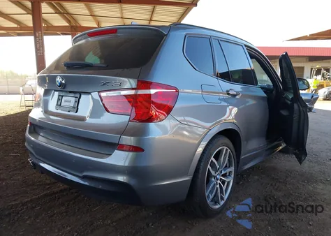 2017 BMW X3 Sdrive28I from USA, damaged, VIN 5UXWZ7C58H0V84867